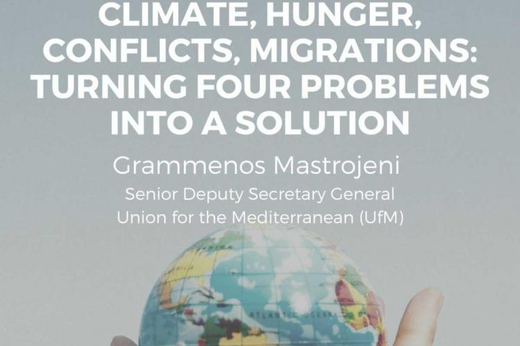 Climate, hunger, conflicts, migrations: turning four problems into a solution
